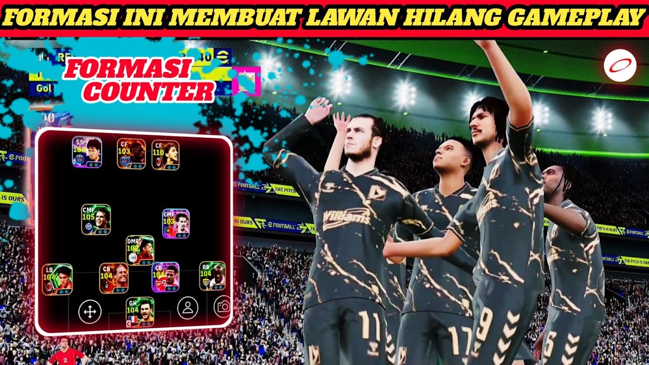 REKOMENDASI FORMASI COUNTER TIKI TAKA LAWAN LANGSUNG HILANG GAMEPLAY | EFOOTBALL 2026 RAMADHAN 