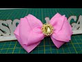 DIY Laço Dobrinha  By Jéssica Magalhais - Ribbon Bow -  Bow Grosgrain Ribbon - Hair Clip