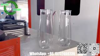 Automatic Pet Can Jar Blow Molding Machine 2 Cavities Pet Can Making