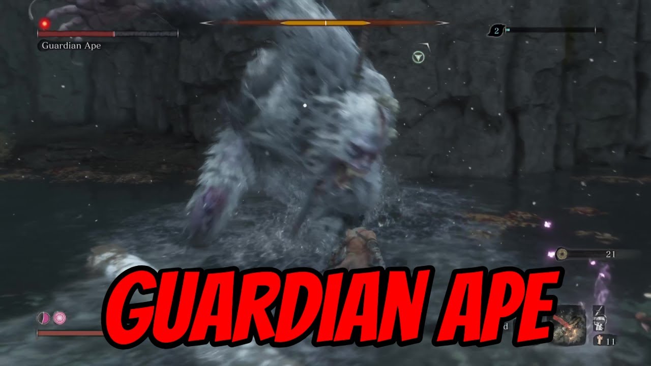 Sekiro Shadows Die Twice: Guardian Ape Boss Fight - YouTube