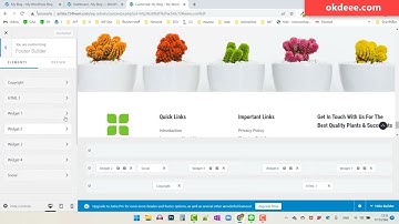 สอนทำเว็บไซต์ wordpress ปรับแต่งหน้าแรก footer