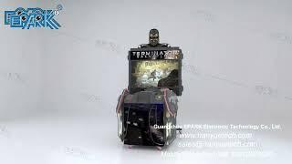 Epark 42 Aliens Extermination With Pedal Entertainment Two-Person Shooter Coin Operated Arcade Game