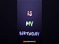YOU KNOW TODAY IS .? MONDAY 😁 ITS MY BIRTHDAY 🥳 NEW BIRTHDAY TRENDING XML BY Ꭶᴜᴠᴏᴇᴅɪᴛꜱ╰⁔╯