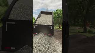 Building a gravel pathway🔥#farmingsimulator25 #fs25 #fyp #viralvideo #farmingsimulator #fy