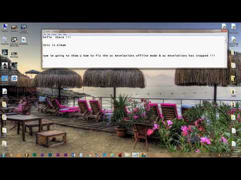 Fix Assassin creed offline mode error & Assassin Creed revelations has stopped !!!!!