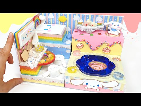 DIY Miniature Cinnamoroll Board <strong>House</strong> ♥ Sanrio <strong>character</strong> Cinnamoroll Sweet Pool <strong>House</strong>♥ swimming pool