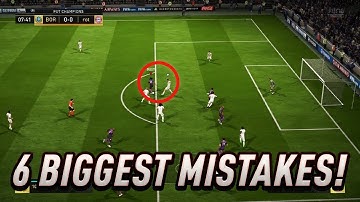 THE 6 BIGGEST MISTAKES PEOPLE DO IN THE DEFENCE - FIFA 18 DEFENDING TUTORIAL