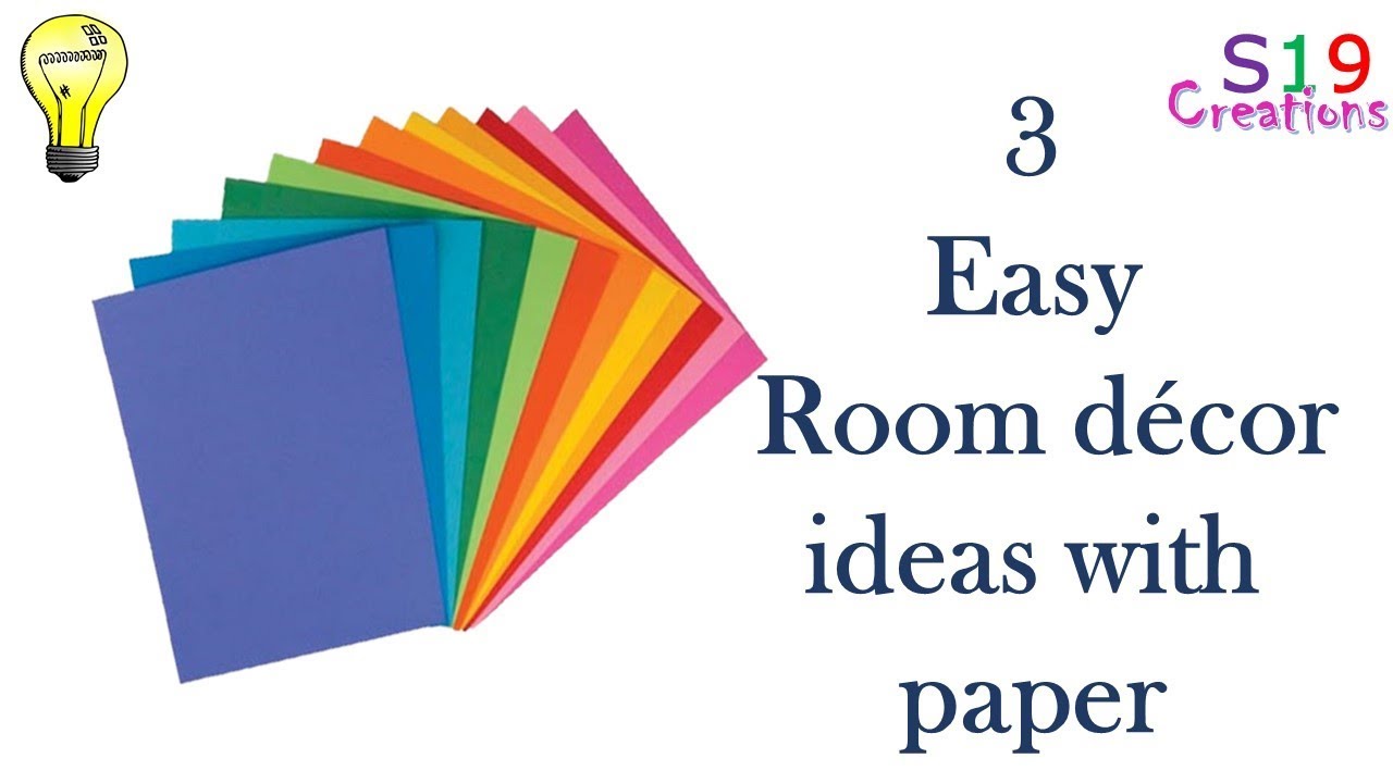 Cute Diy Room Decor Ideas With Paper - More amazing diy room decor