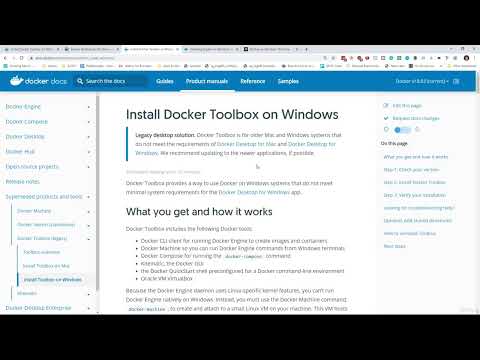 AZ -15.7 Azure kubernete services - Installing Docker Hub or Docker Toolbox