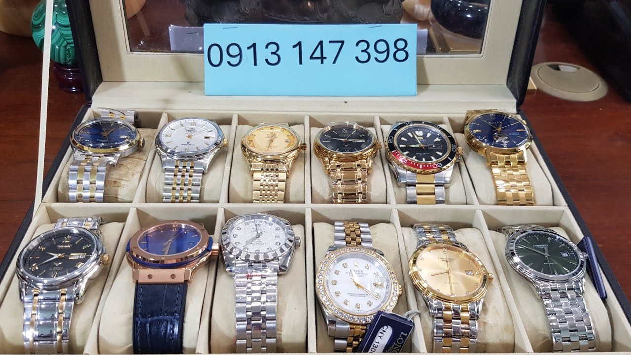 Tập 207: Đồng hồ đeo tay cơ tự động đời mới 12 chiếc.