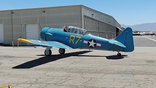 Snj-5 Texan Returns From A Flight