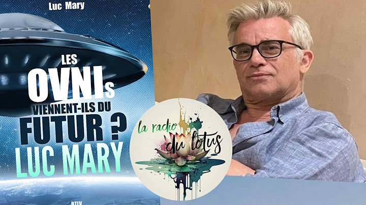 LES OVNIS VIENNENT-ILS DU FUTUR? - Luc Mary Historien des Sciences