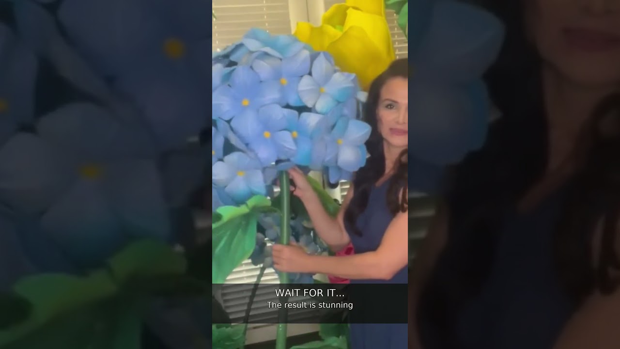 You NEED to try this giant flower hack! #Shorts