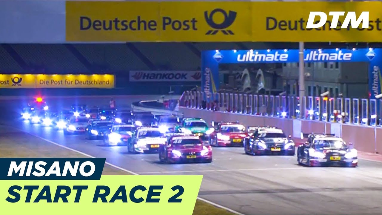 Start Race 2 - DTM Misano 2018