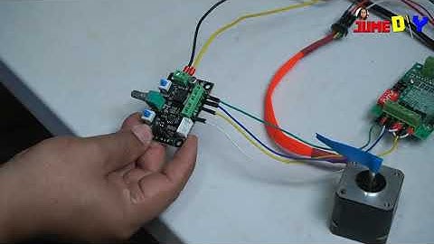 ควบคุมการหมุน stepper control โดยไม่ต้องใช้ Arduino