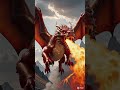 DANGEROUS Dragon Caught Breathing Fire! 🐉🔥 #shorts #dragon #mythicalcreatures #mythology #ai