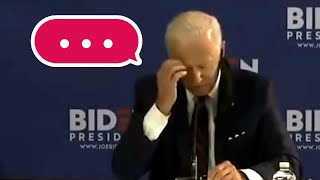 Dementia Caught on Tape - Joe Biden Forgets What He is Talking About