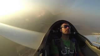 First loop with a glider