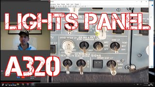 Airbus A320 Cockpit Tour: #28 - Lights Panel: What do all those buttons do?!
