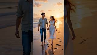 AI Couple on seaside || #ai #aitrendingshorts #aishorts #poetry #romantic