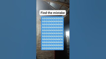 Find the mistake #brainteasers #search #puzzle #reels #find