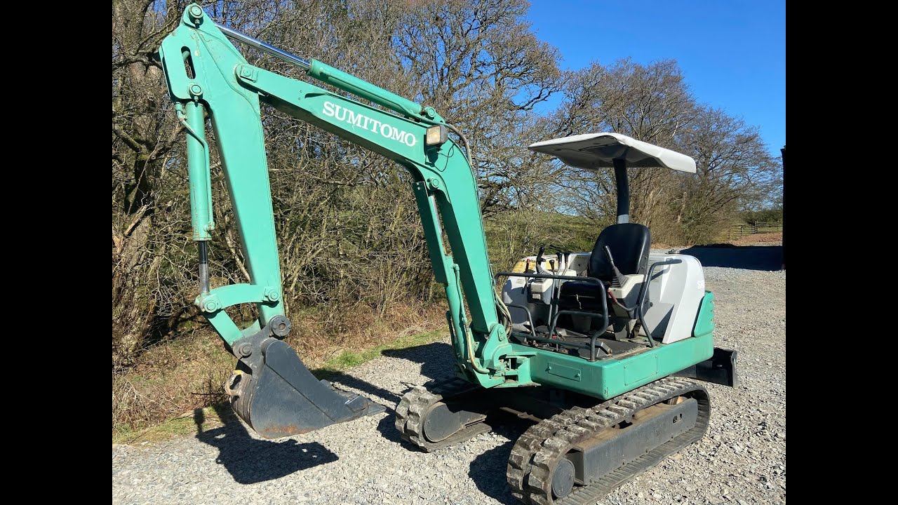 SUMITOMO SH30 3 TIN MINI DIGGER SOLD BY www.catlowdycarriages.com 