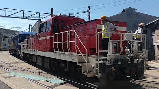 EF210-345号機川崎車両出場.DD200-11号機牽引川崎車両出場