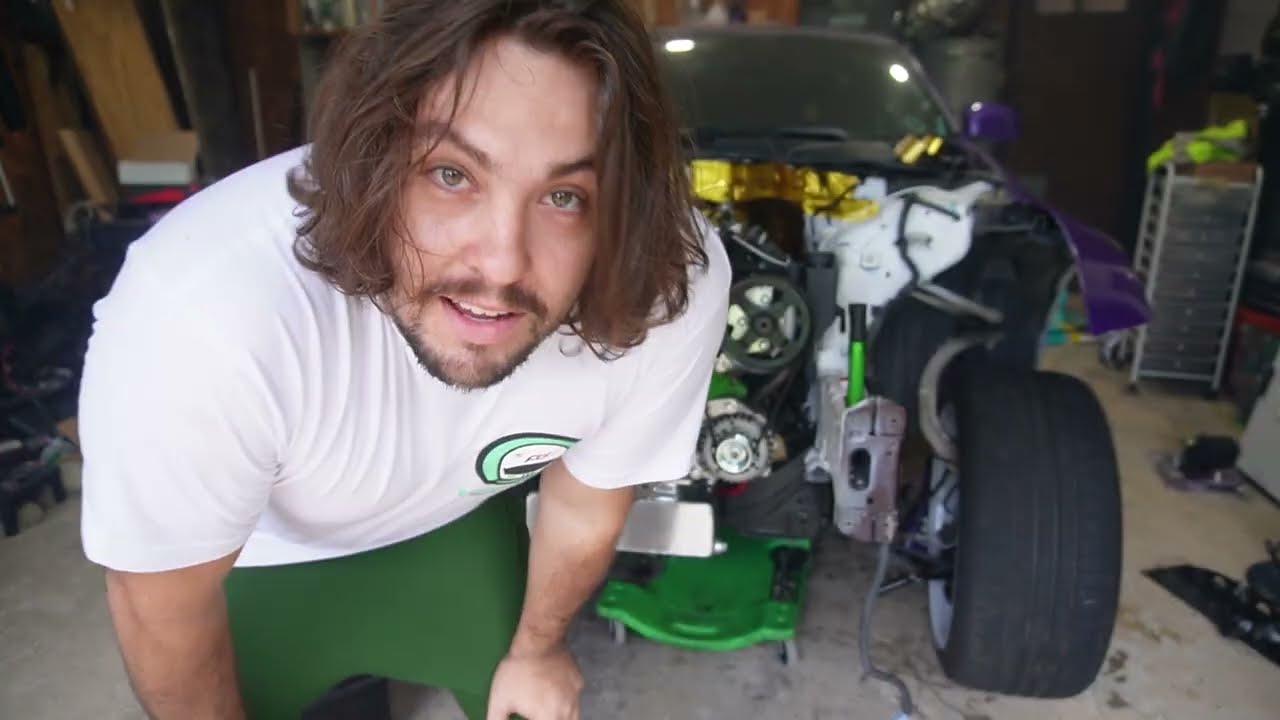 LS Swap 350z PT2: Installing LS and getting it running