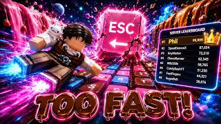 ESCAPING CANDY KEYBOARD AT MAX SPEED ⚡ #roblox  #robloxlive screenshot 1