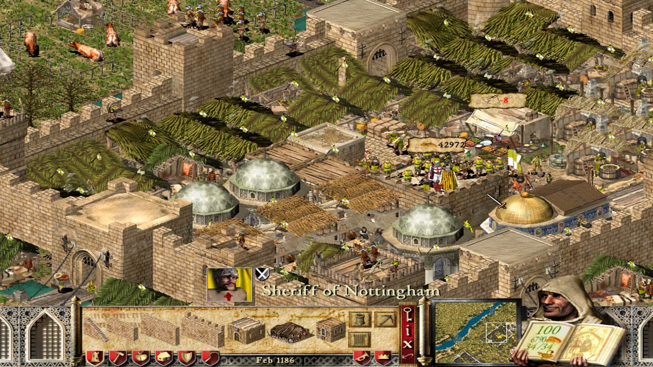 Stronghold Crusader Better AI Castles. Marshal and Sheriff