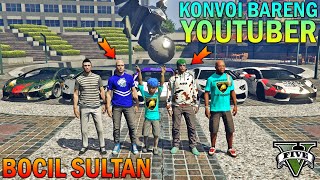 BOCAH SD KONVOI LAMBORGHINI BARENG YOUTUBER INDONESIA - GTA 5 SULTAN BOCIL