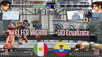 FT5 @kf2k2pls: EL FER YAGAMI (MX) vs +593 Ecualizate (EC) [KOF 2002 Plus kf2k2 Fightcade] May 19