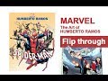 Marvel monograph the art of humberto ramos  art book spiderman flip through