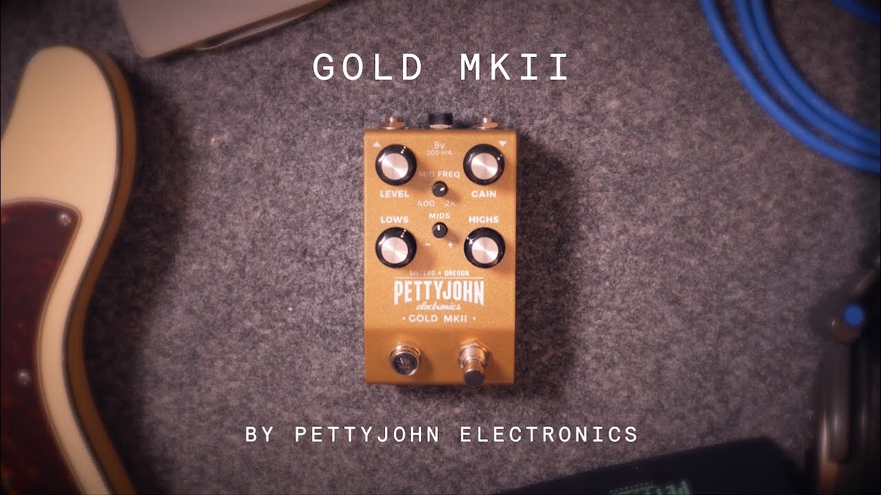 ギター Pettyjohn electronics Gold Pettyjohn GOLD MK II (demo) - YouTube