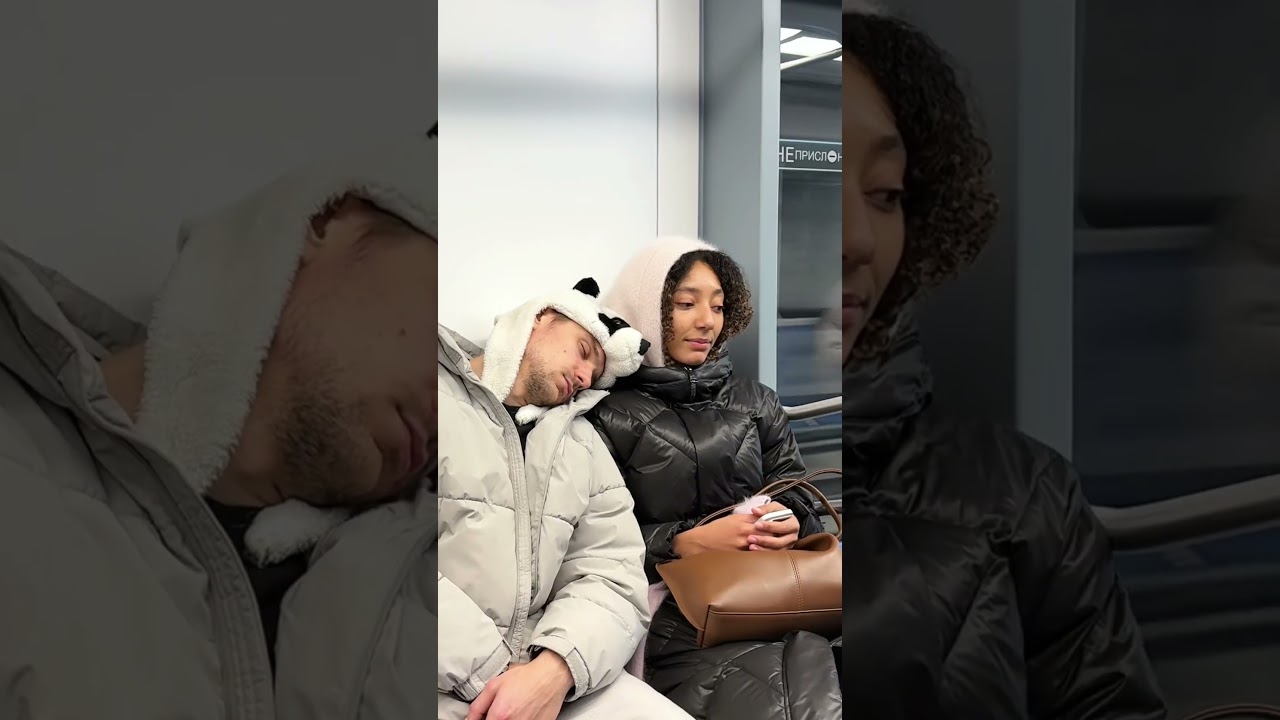 She didn't expect THIS on the train 