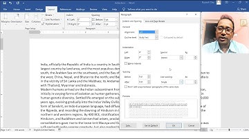 Advanced Formatting in MS Word (Part-I) || Class-5 || Rupesh Dey