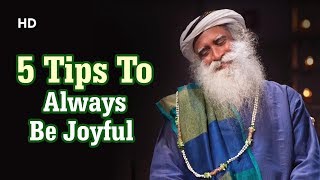 5 Tips To Always Be Joyful - Sadhguru | Juhi Chawla with Sadhguru
