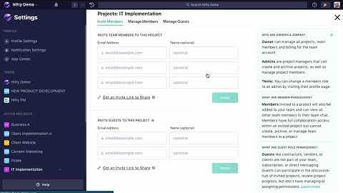 Nifty Tutorial: Inviting Members to Nifty