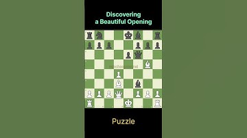 Discovering a Beautiful Opening #chess #chesstricks #chessgame #chesscom #chesspuzzle #chesstactics