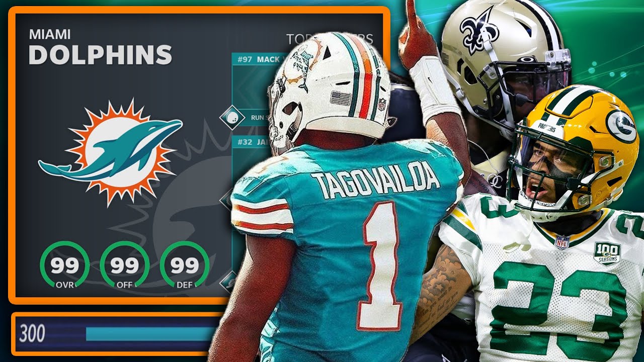 Rebuilding The Miami Dolphins But With 300 XP Sliders! Madden 21