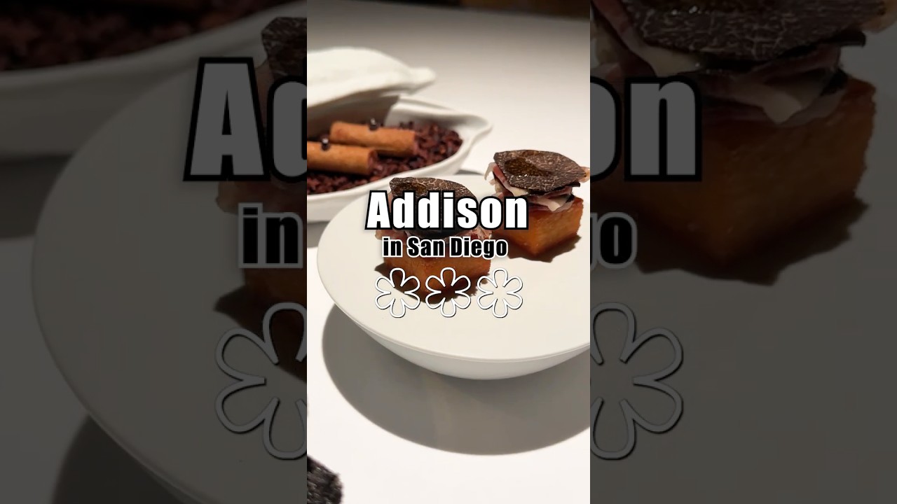 What a Meal Looks Like at the Three-Michelin-Star Restaurant Addison in San Diego ⭐️⭐️⭐️