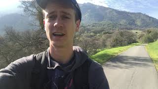 Coyote on Cam! Hiking Mt Olympia to North Peak. Mt Diablo SP, CA. 7 Miles 3,500ft.