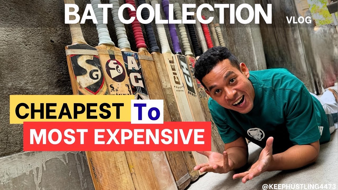 1300 Se 50,000 Tak ! Cheapest To Most Expensive Cricket Bat Collection 🏏😍 #cricket #cricketbat 