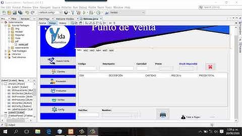 Sistema de venta en Java y MySQL - Generar PDF parte 02
