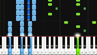 Y&V - Lune - Piano Tutorial / Piano Cover 🎹 - Synthesia (+ Free MIDI Download)