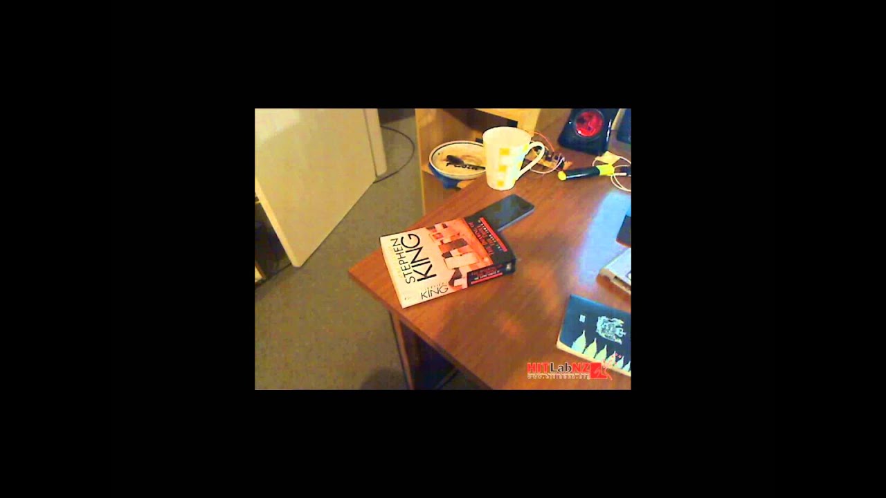 Augmented reality - marker and natural feature tracking - YouTube