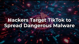 Hackers Exploit TikTok to Distribute Malware: What You Need to Know