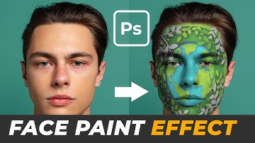 How to make Face Paint effect in Photoshop