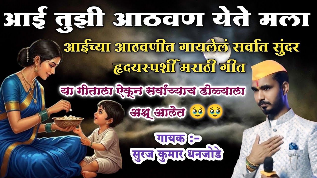 आई तुझी आठवण येते मला ll आईच्या आठवणीत सृतीप्रित्यर्थ गायलेलं मराठी गीत ll भावपूर्ण हृदयस्पर्शी गीत