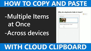 How to Copy and Paste with Cloud Clipboard screenshot 5